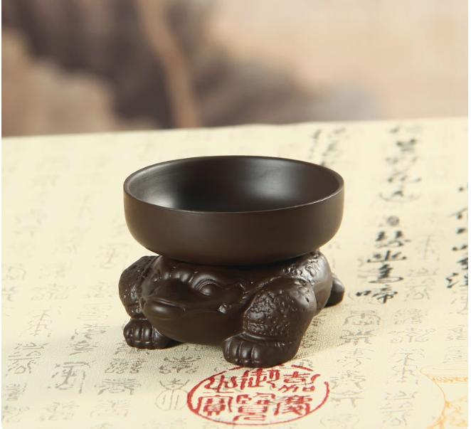 

Boutique Purple Clay Tea Pet Household Filter Tea Leak Ornaments Desktop Dragon Sculpture Feng Shui Decoration Tea Accessories чёрный
