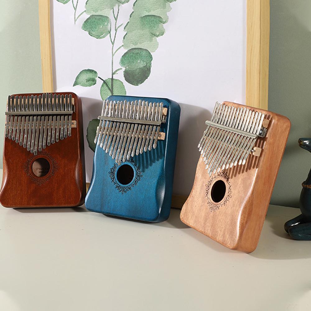 17 Keys Kalimba African Thumb Finger Piano Wood Kalimba Portable Musical Instrument