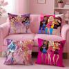 Pop LoliRock Pillow Case Anti-dustmite Pillowcase Invisible Zipper Silky Short Plush Sofa Cushion Cover