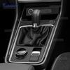 Real Soft Carbon Fiber For SEAT Ateca 5F 2016 2017 2018-2025 Cupra Ateca 5F 2018-2025 LHD RHD Car Gear Shift Panel Trim Sticker