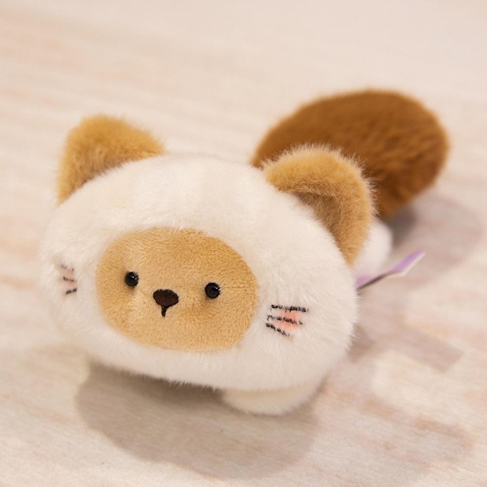 PP Cotton Plush Doll Cartoon Style Raccoon Plush Sweet Fridge Magnet  Office Decor