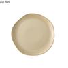 Vintage Ceramic Dinner Plate Creative Irregular Dessert Plate Snack Plate Pasta Sushi Plates Restaurant Specialty Tableware