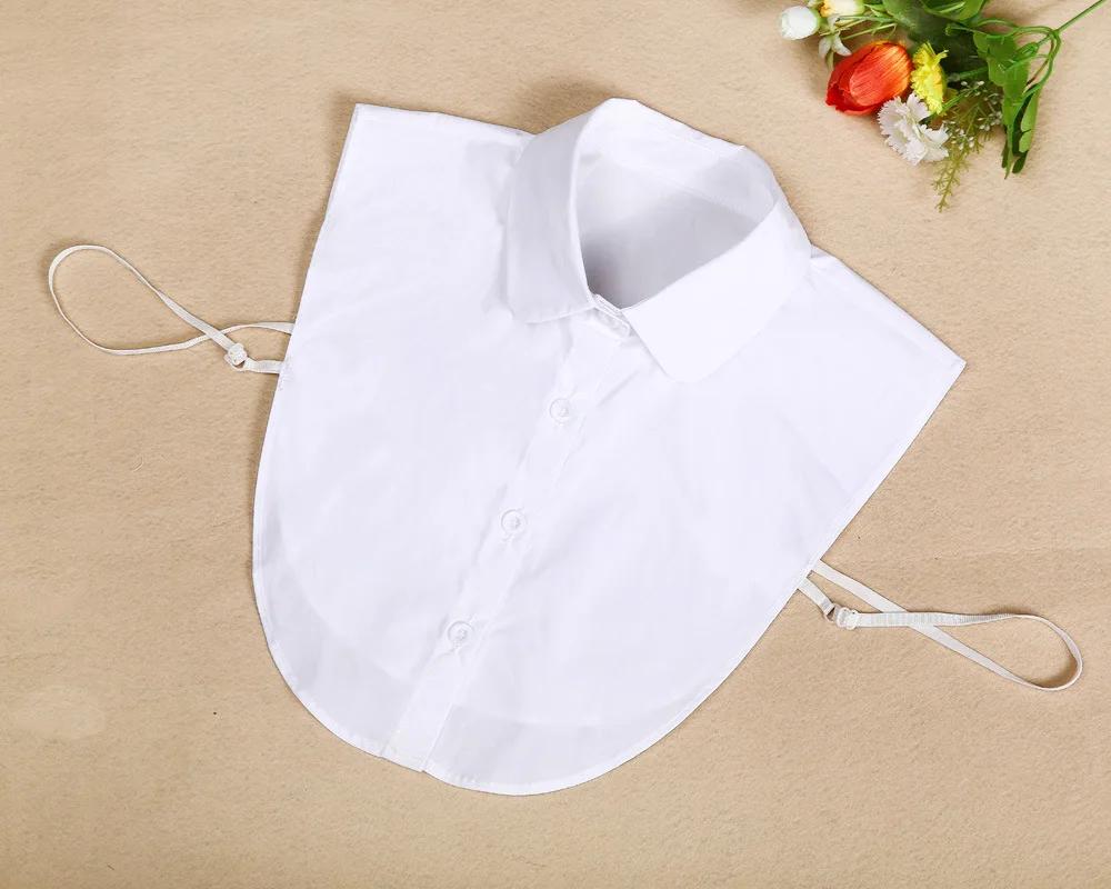 Perfect Match Women Shirt Fake Collar Detachable Collars For Mens Solid Lapel Necklace False Collar Lapel Blouse Top Clothes Decorative