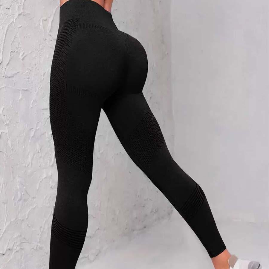 Polka Dot High-Waist Butt-Lifting Yoga Pants - Women's Cropped Fitness Leggings