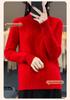 2023 Women's Cashmere Wool High Neck Thick Knit Sweater