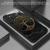 Black Gold Life Tree Pattern Tempered Glass Phone Case Suitable for Samsung for Galaxy S25 S24 S22 S21 S20 FE Ultra Plus 4G 5G