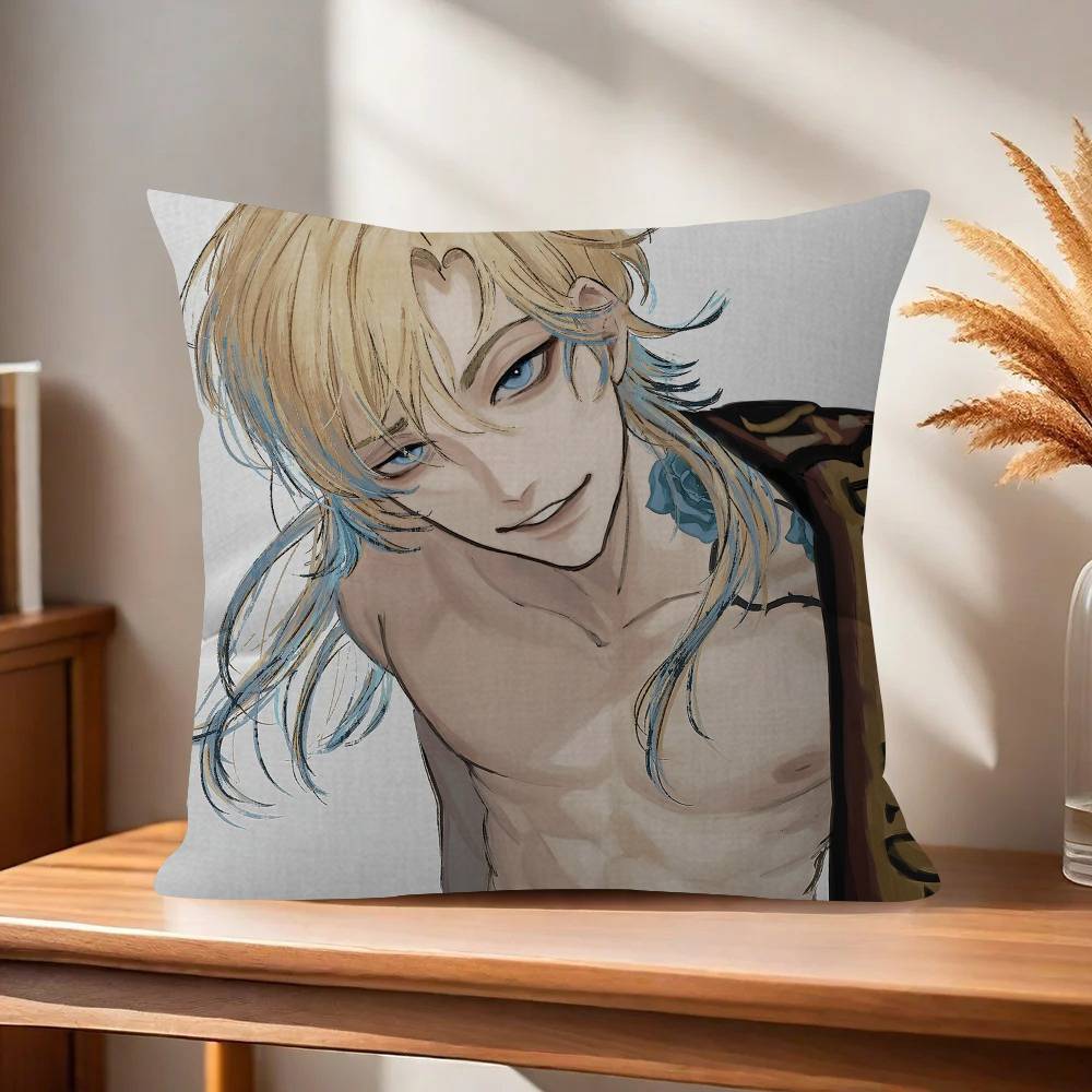 Anime mMichael cool Kaiser  Pillow Gift Home Office Decoration Bedroom Sofa Car Cushion Cover case 45x45