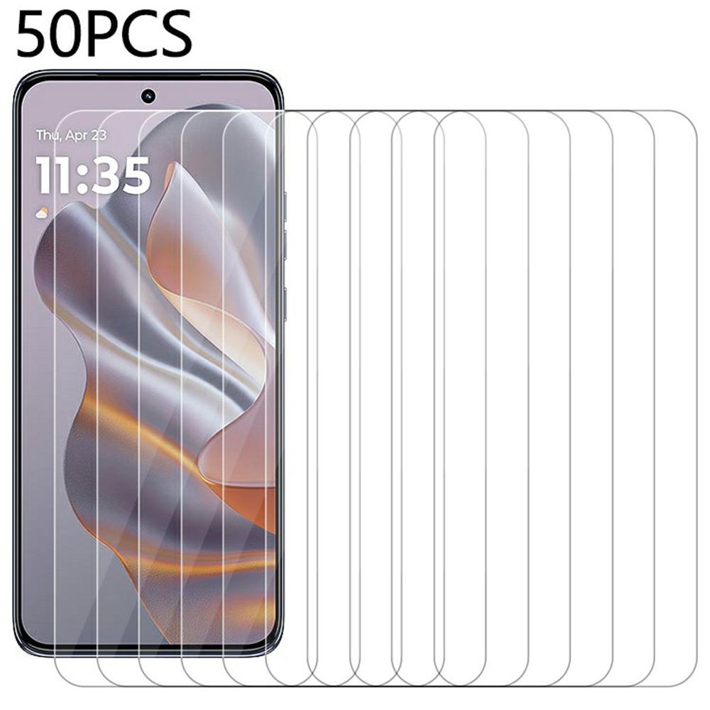 

50Pcs Clear Screen Protector For Motorola Edge 50 Neo 5G/Moto S50 5G/ThinkPhone 25 5G Full Glue Tempered Glass Screen Film Type A