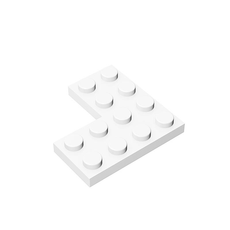

Non-Toxic Moc 10Pcs 2639 Plate 4X4 Corner Building Blocks Kit Board High-Tech Brick Particle Educational Assemble Toys Birthday Kid Gifts