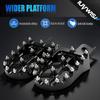 Dirt Bike Foot Pegs,Motorcycle Footpegs Wider Foot Rest Pedal CNC for KX250 KX450 2019-2024 KX250F 2006-2018 KX450F 2007-2018 KLX450R 2008-2013