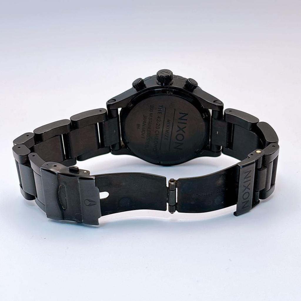 Used Operation NIXON 51-30 Chronograph All Black Watch