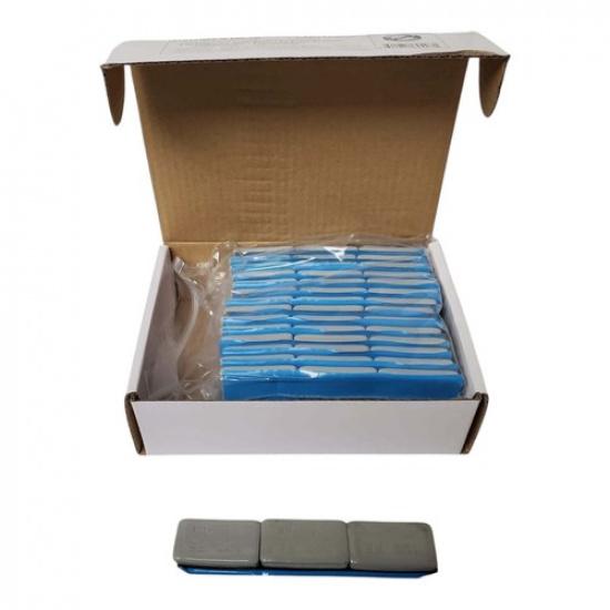 1 BOX 90 pcs 1.00 oz Gray Coated Adhesive Stick on Wheel Weight