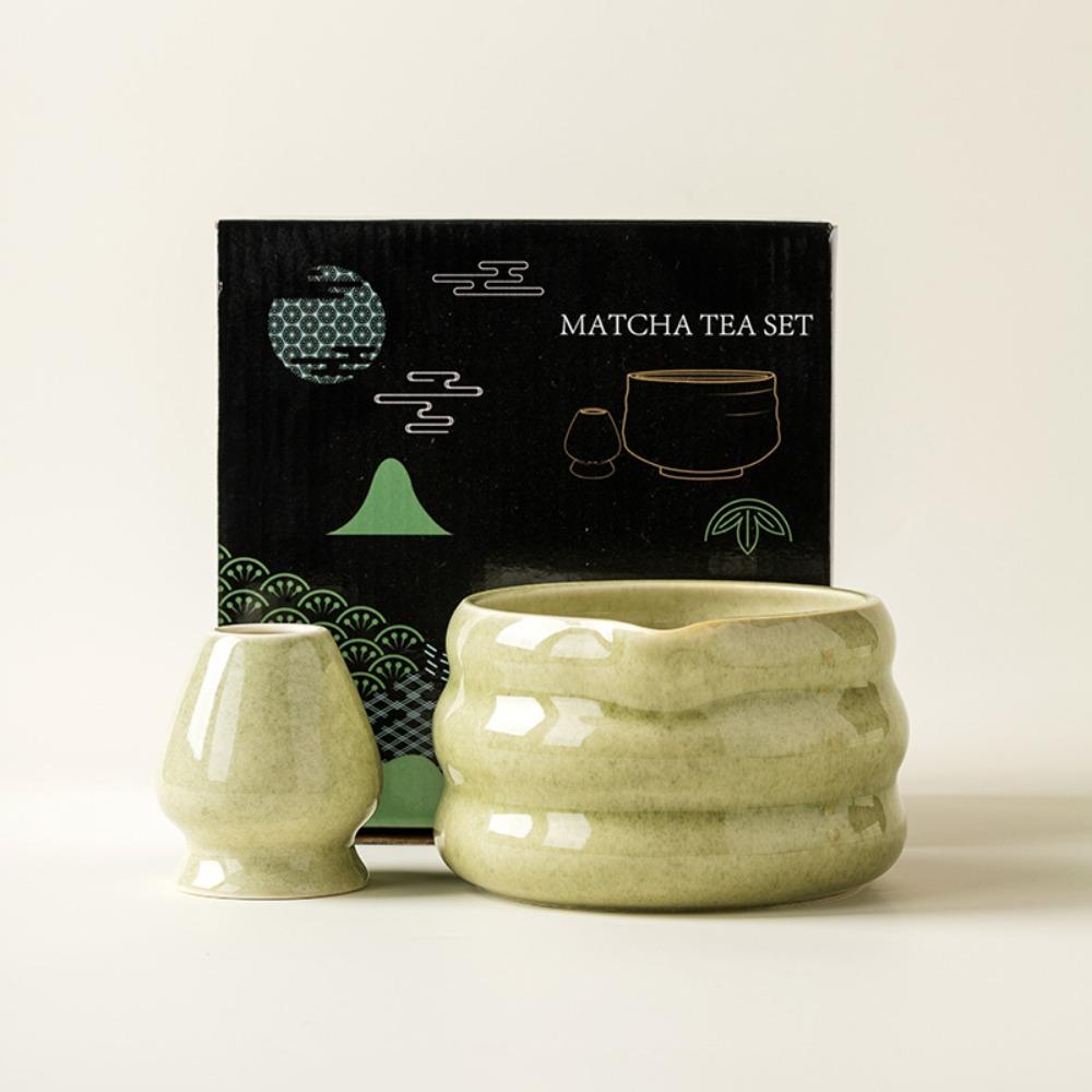 Tigela de Cerâmica para Matcha Lisa Ferramenta para Cerimônia do Chá Alta Qualidade Copo para Preparar Chá Verde Louça de Chá