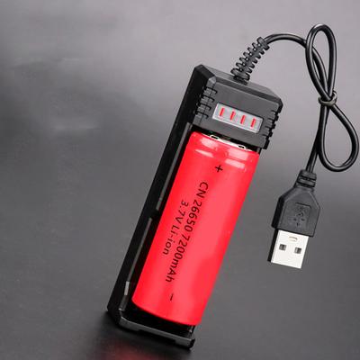 26650/18650 Battery Charging Adapter Compact Single Bay Design Efficient Charging Machine Light Battery Charging Tool