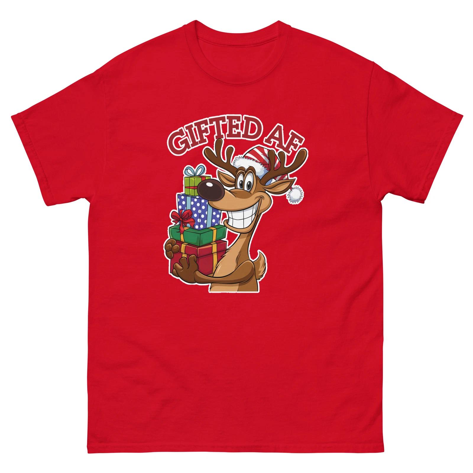 Gifted AF Christmas Xmas Funny T-Shirt M