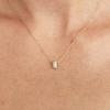 Lunne 14K Domed Pavé Rondelle Pendant S (14K Gold) Lfp10