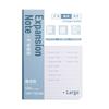 100PCS/Set Simple Self-Adhesive Expansion Sticky Notes Extensible Sticky Memo Pads Tearable Sticky Labels Sticker School Office