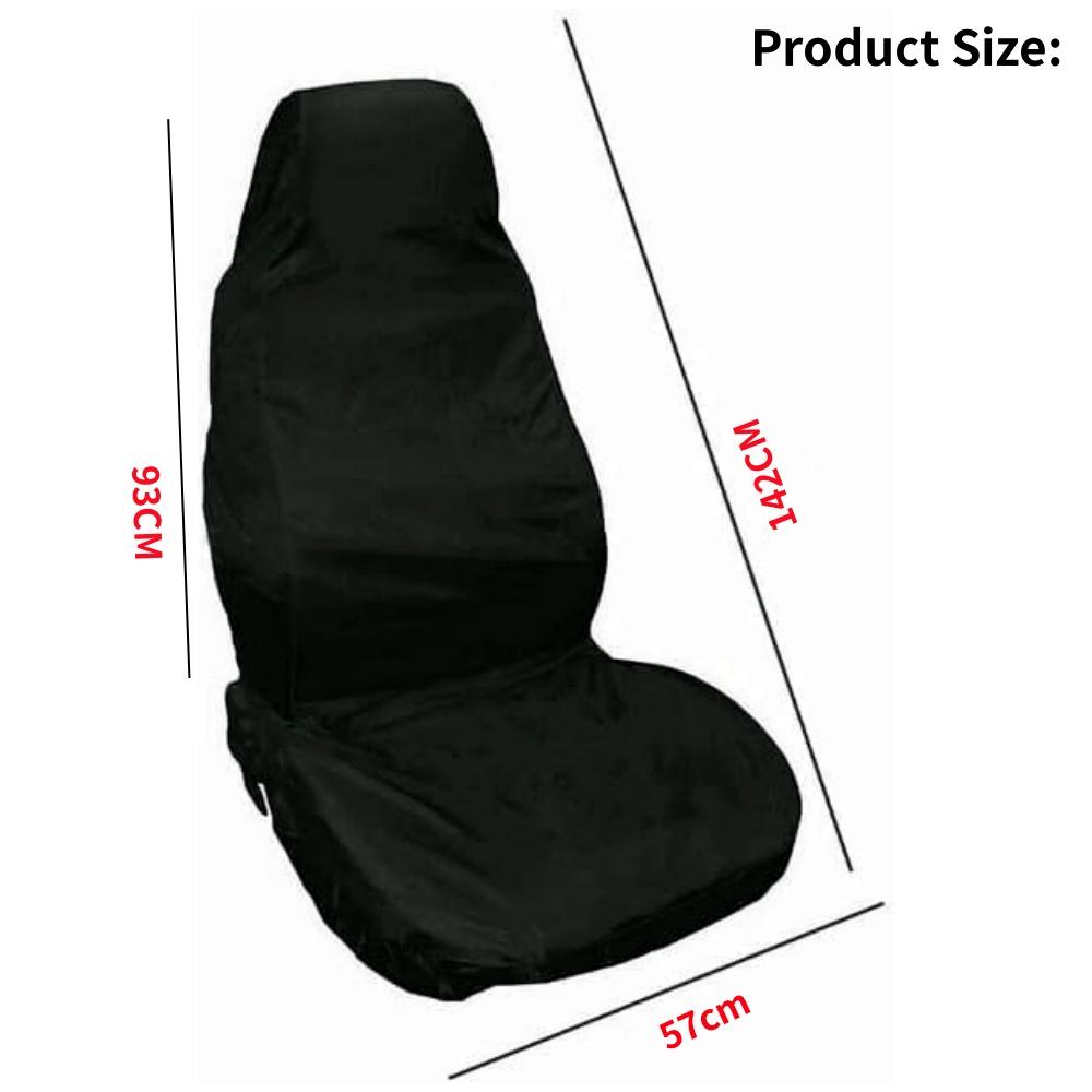 Universal Car Seat Protective Cover Anti-Pollution Black Seat Cover Interior Seat Mat Waterproof Dust Cover Accessories BlackGood product