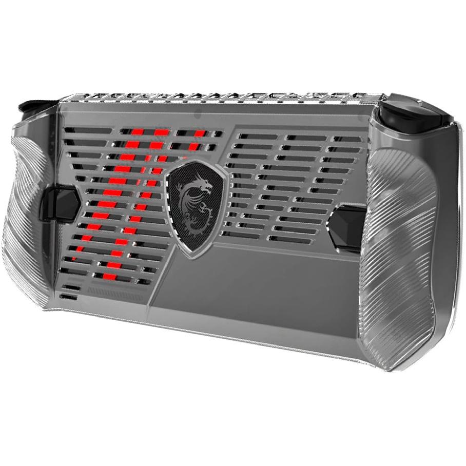 для Msi Claw Чехол-крышка, Прозрачный мягкий ТПУ Защитный чехол, Полностью защитный чехол - Черный