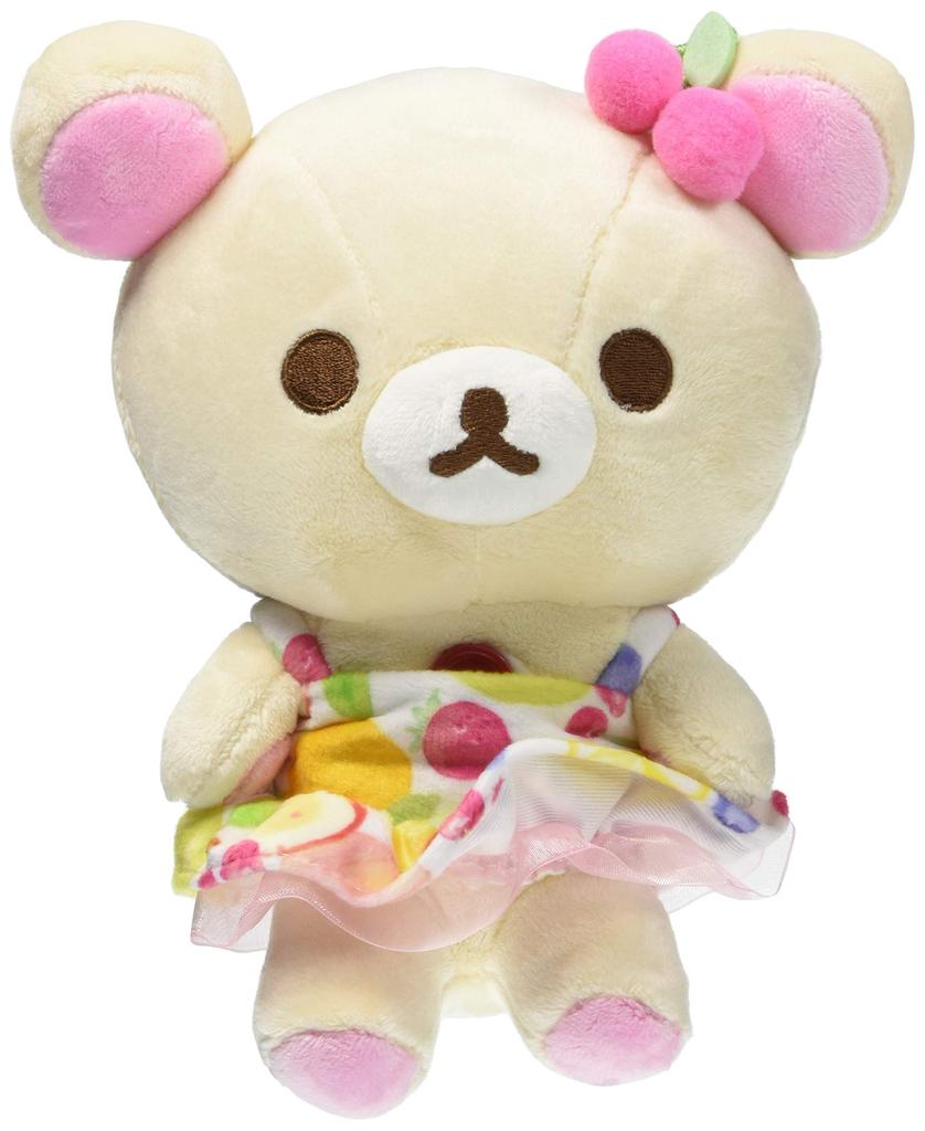 San-X Rilakkuma Fruit Relaxation Collection Plush Toy Korilakkuma MY47601