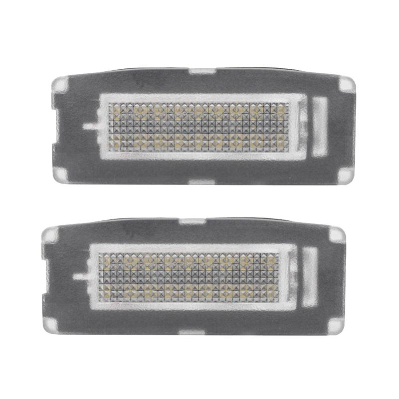 Car LED License Plate Light 673001401 for Maserati Ghibli M157 2014- Car Number Plate Lamp