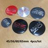 4ks Auto 45/56/60/65mm OZ Racing Logo O.Z Znak Krytka Středu Kola Odznak Samolepka Dekorace Příslušenství