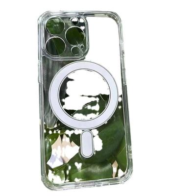 Použitelné pro iPhone 15 Semen Hole Průhledný Magnetický Přísavkový Kryt na Telefon Apple 14 Akrylový Magsafe Plně Zahrnující Kryt na Telefon