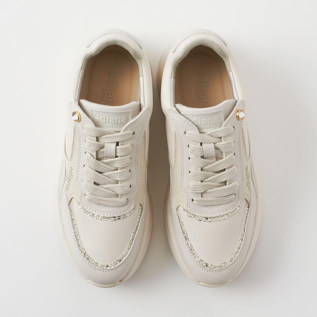Diana Plus Size 170874600008 Sneakers, White/Ivory, 22.0cm,