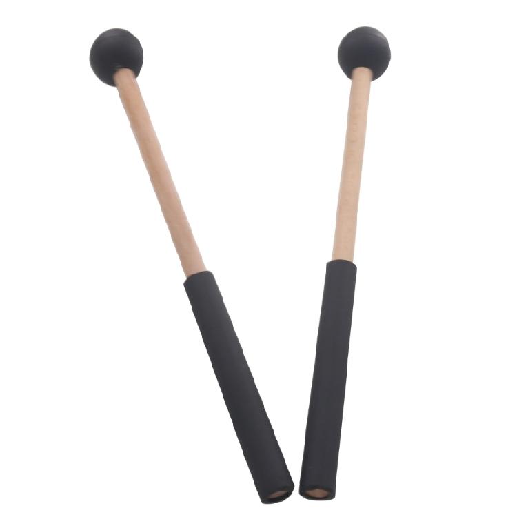 2pcs Ethereal Drumsticks Round Head Drum Sticks Hammer Small Musical Drumsticks