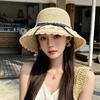 Butterfly Bow Sun Hat For Beach Vacation With Wide Brim And Breathable Material