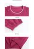 Women's Summer Casual Crew Neck Short Sleeve Knit Tee