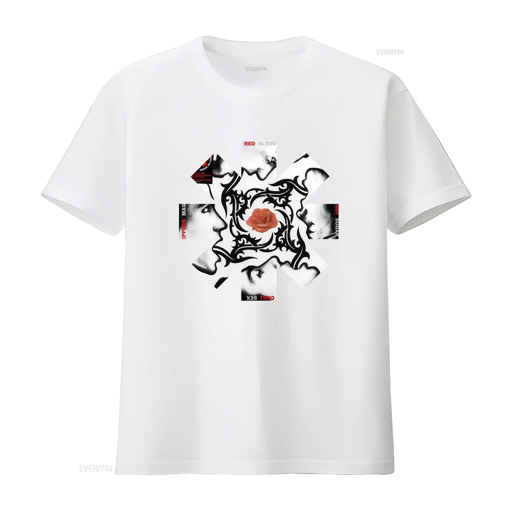 White Hot CHILI ROSE T Shirt Logo Funny TEE American Size S to 5XL vintage Washed fashion Top For Everyday Wear Stylish