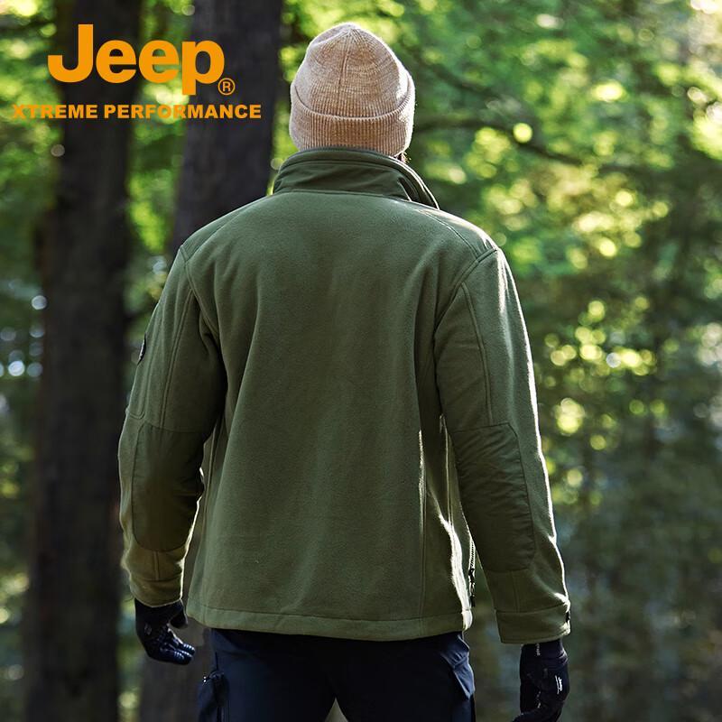 Jeep Men's High-End Outdoor Fleece Jacket