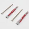 4Sets Plastic Nylon Wall Anchor Two-Color Drywall Drilling Plug  for Home Decoration Engineering