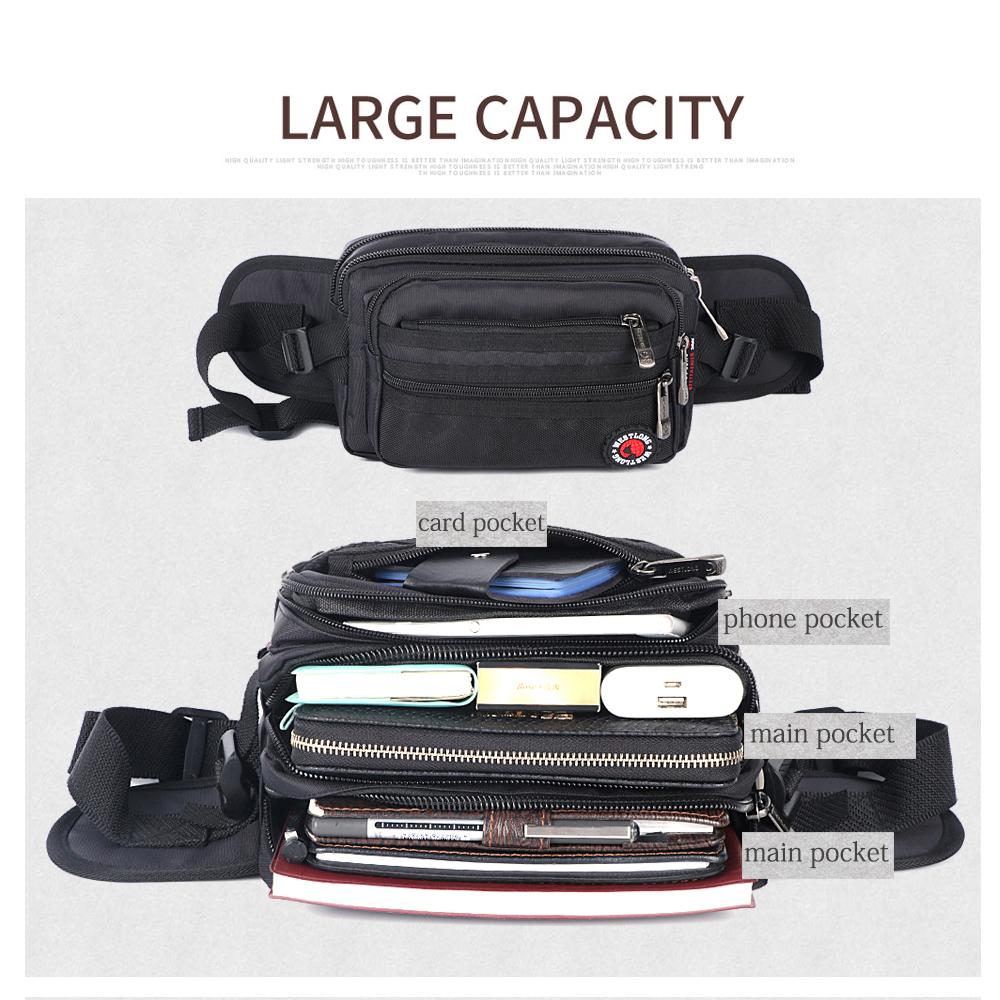 Pungă de șold Casual Funcțională Modă Bărbați Impermeabilă Geantă de șold Femei Curea Geantă de șold Masculin Telefon Portofel Pungă Genți Unisex 98011