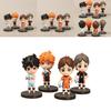 Entzückendes 4er-Set Haikyuu Actionfiguren Hinata Shoyo Volleyball-Kind Sammlerstücke