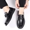 Fashion Spring Autumn Genuine Leather Loafers for Men Fashion Casual New Designer Shoes Male Solid Color Shallow Mouth Luxury Shoes Man