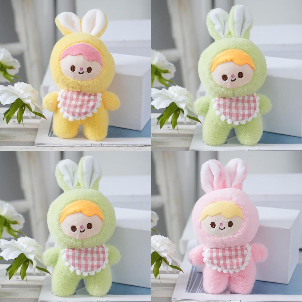 Cartoon Hase Plüsch Schlüsselanhänger Spielzeug Aus PP Baumwolle Für Kinder Geschenk Und Dekoration