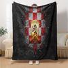 Football Club Middlesbrough Flannel Blanket, Soft Polyester, Modern Design, All-Season for Camping, Travel, Gifts for Holidays or Birthdays