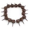 100PCS Spherical Shape Fertilizer Basket Box Brown Plastic Fertilizer Basket