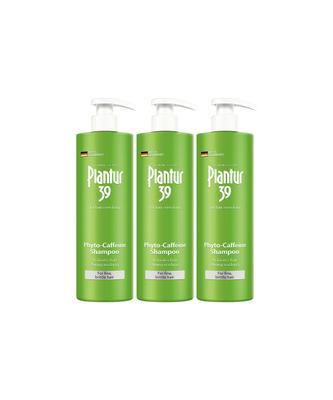 Plantur39 Plantur 39 Szampon z Kofeiną Roślinną Do Włosów Cienkich i Kruchych 500ml Duża Pojemność X 3