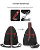 Fashionable Korean Style Waterproof Oxford Crossbody Backpack: Lightweight, Versatile, Large Capacity, Multi-functional