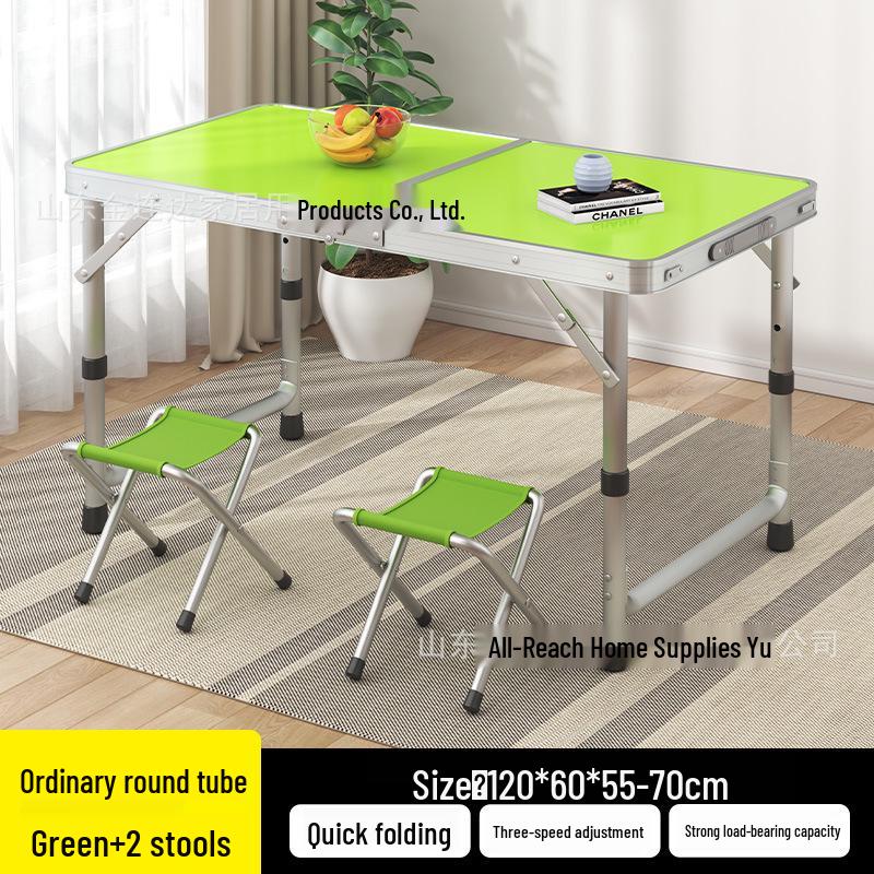 Aluminum Alloy Portable Folding Table and Chairs for Outdoor Market Promotions