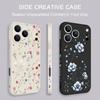 Custodia Stampa Fiori Viola Per iPhone 17 Pro Max iPhone 16 15 14 13 Pro Max Magnetica Per Magsafe Morbido Silicone Cover Posteriore per Telefono