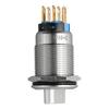 19mm 2 3 Position Metal Selector Rotary Switch Latching Push Button Switch SPDT With 12V LED Illuminated Switch 1NO1NC ON OFF