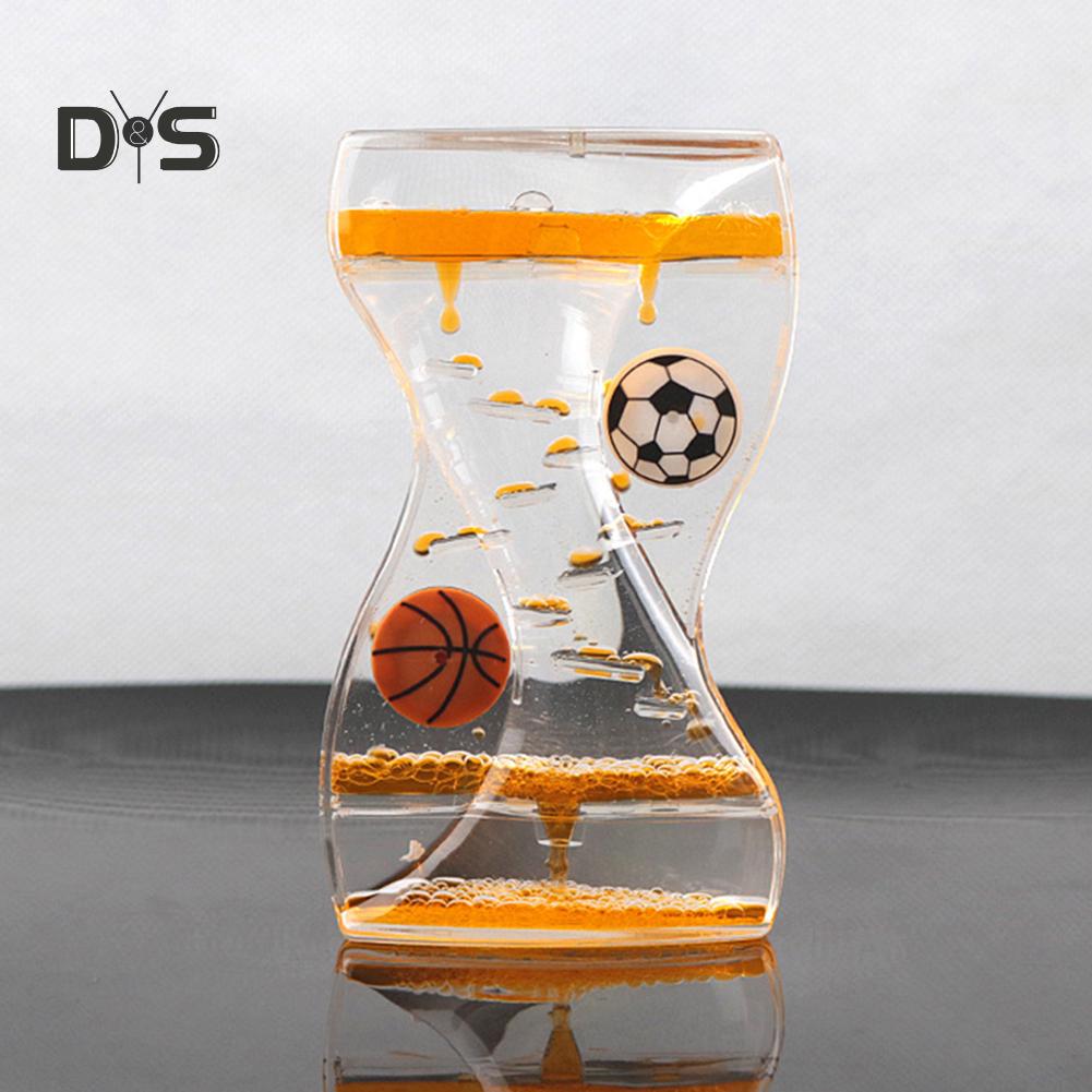 DYS Heminredning Rörlig Droppolja Timglas Flytande Bubbeltimer Leksak för Barn Skrivbord