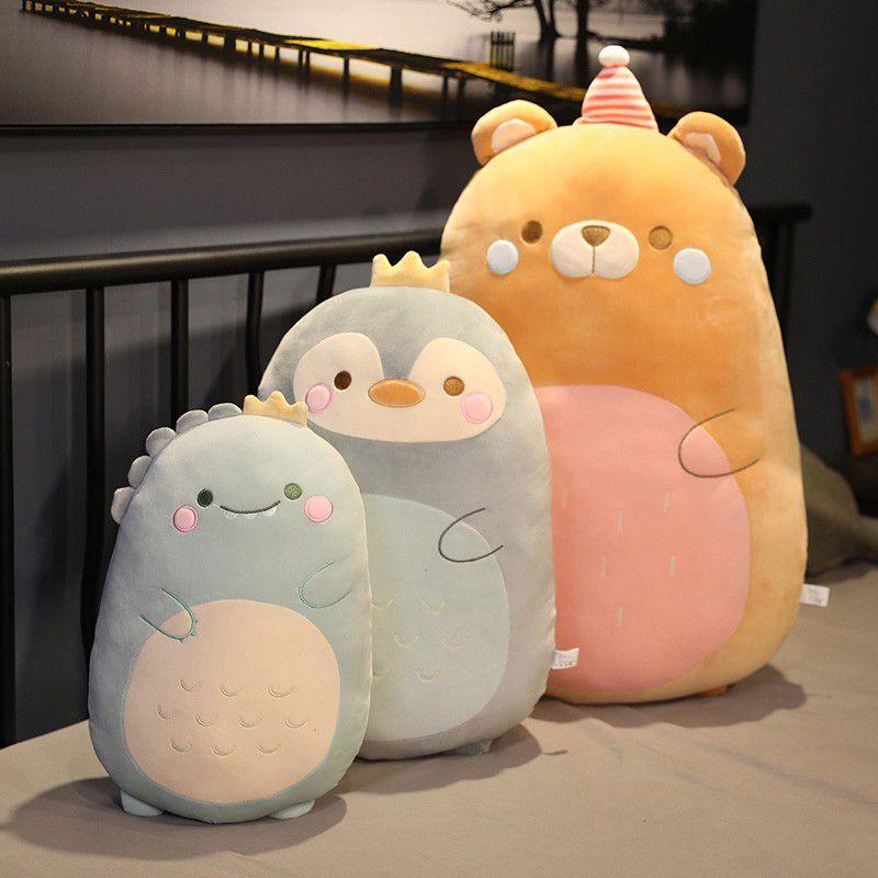 Dinosaur Bear Plushie Penguin Plush Toy Doll Stuffed Toys For Girls Pillow Throw