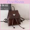 Pu Fashion Backpack For Women Large Capacity Casual Street Style With Durable Wear Resistant Material