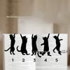Black Kitten Metal Bookmark - Creative Cat Design, Perfect Gift for Students and Friends.