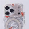 Custodia Protettiva con Lente Opaca Cavallo Astratto Graffiti Per iPhone 17 Air 17Pro 16 17Pro Max Per Copertura Caricatore Wireless Magsafe